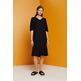 VESTIDO MIDI CON TEXTURA MUJER ESPRIT