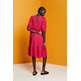 VESTIDO MIDI CON TEXTURA MUJER ESPRIT
