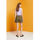 PANTALÓN CORTO CASUAL CON CINTURA ELÁSTICA MUJER ESPRIT