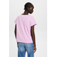 CAMISETA DE ALGODÓN CON CUELLO EN PICO MUJER ESPRIT