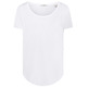 CAMISETA DE VISCOSA CON CUELLO REDONDO Y ANCHO MUJER ESPRIT