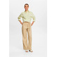 PANTALÓN WIDE LEG DE LINO CON CINTURÓN MUJER ESPRIT