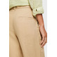 PANTALÓN WIDE LEG DE LINO CON CINTURÓN MUJER ESPRIT