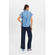 PANTALÓN WIDE LEG DE LINO CON CINTURÓN MUJER ESPRIT