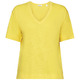 CAMISETA FLAMEADA CON CUELLO PICO MUJER ESPRIT