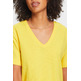 CAMISETA FLAMEADA CON CUELLO PICO MUJER ESPRIT