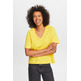 CAMISETA FLAMEADA CON CUELLO PICO MUJER ESPRIT