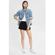 SHORTS TEJIDOS CON EFECTO ARRUGADO MUJER ESPRIT