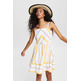 VESTIDO CON DISEÑO DE RAYAS MUJER ESPRIT