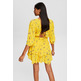 VESTIDO CON FALDA DE VOLANTES MUJER ESPRIT