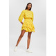 VESTIDO CON FALDA DE VOLANTES MUJER ESPRIT