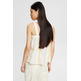 TOP A RAYAS EN MEZCLA DE LINO MUJER ESPRIT