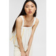 TOP A RAYAS EN MEZCLA DE LINO MUJER ESPRIT