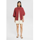 CAMISA OVERSIZE CON EFECTO ARRUGADO MUJER ESPRIT