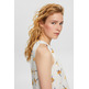 BLUSA CON ESTAMPADO FLORAL EN MEZCLA DE LINO MUJER ESPRIT