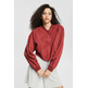CAZADORA DE ESTILO BOMBER CON LINO MUJER ESPRIT
