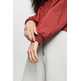CAZADORA DE ESTILO BOMBER CON LINO MUJER ESPRIT