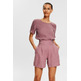 PANTALÓN CORTO DE LINO MUJER ESPRIT