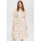 VESTIDO MIDI CON ESTAMPADO FLORAL MUJER ESPRIT