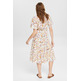 VESTIDO MIDI CON ESTAMPADO FLORAL MUJER ESPRIT