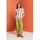 PANTALÓN CARGO EN MEZCLA DE LINO MUJER ESPRIT