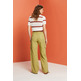 PANTALÓN CARGO EN MEZCLA DE LINO MUJER ESPRIT