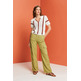 PANTALÓN CARGO EN MEZCLA DE LINO MUJER ESPRIT