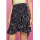 MINIFALDA FRUNCIDA DE VISCOSA MUJER ESPRIT