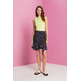 MINIFALDA FRUNCIDA DE VISCOSA MUJER ESPRIT