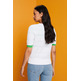JERSEY DE MANGA CORTA EN ALGODÓN MUJER ESPRIT