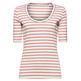 CAMISETA DE JERSEY A RAYAS MULTICOLOR MUJER ESPRIT