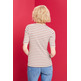 CAMISETA DE JERSEY A RAYAS MULTICOLOR MUJER ESPRIT
