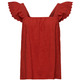 CAMISETA CON MANGAS BORDADOS MUJER ESPRIT