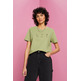 CAMISETA DE ALGODÓN CON ESTAMPADO FLORAL MUJER ESPRIT