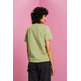 CAMISETA DE ALGODÓN CON ESTAMPADO FLORAL MUJER ESPRIT