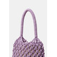 BOLSO DE CROCHET CON FLECOS MUJER ESPRIT