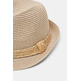 SOMBRERO DE RAFIA CON CINTA TRENZADA MUJER ESPRIT