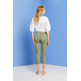 PANTALÓN CAPRI EN ALGODÓN ECOLÓGICO MUJER ESPRIT