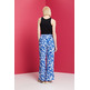 PANTALÓN ANCHO ESTAMPADO MUJER ESPRIT