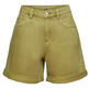 SHORTS DE SARGA DE TIRO ALTO MUJER ESPRIT