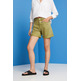 SHORTS DE SARGA DE TIRO ALTO MUJER ESPRIT