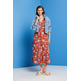 VESTIDO MIDI CON ESTAMPADO ALLOVER MUJER ESPRIT