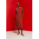 VESTIDO MIDI DE PUNTO CON LAZADA MUJER ESPRIT