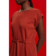 VESTIDO MIDI DE PUNTO CON LAZADA MUJER ESPRIT