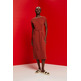 VESTIDO MIDI DE PUNTO CON LAZADA MUJER ESPRIT