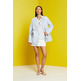 BLUSA CON ESTAMPADO A RAYAS MUJER ESPRIT