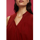 BLUSA SIN MANGAS EN MEZCLA DE VISCOSA MUJER ESPRIT