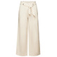 PANTALÓN CULOTTE CROP EN MEZCLA DE ALGODÓN Y LINO MUJER ESPRIT