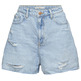 SHORT VAQUERO CON EFECTOS ROTOS MUJER ESPRIT