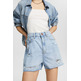 SHORT VAQUERO CON EFECTOS ROTOS MUJER ESPRIT